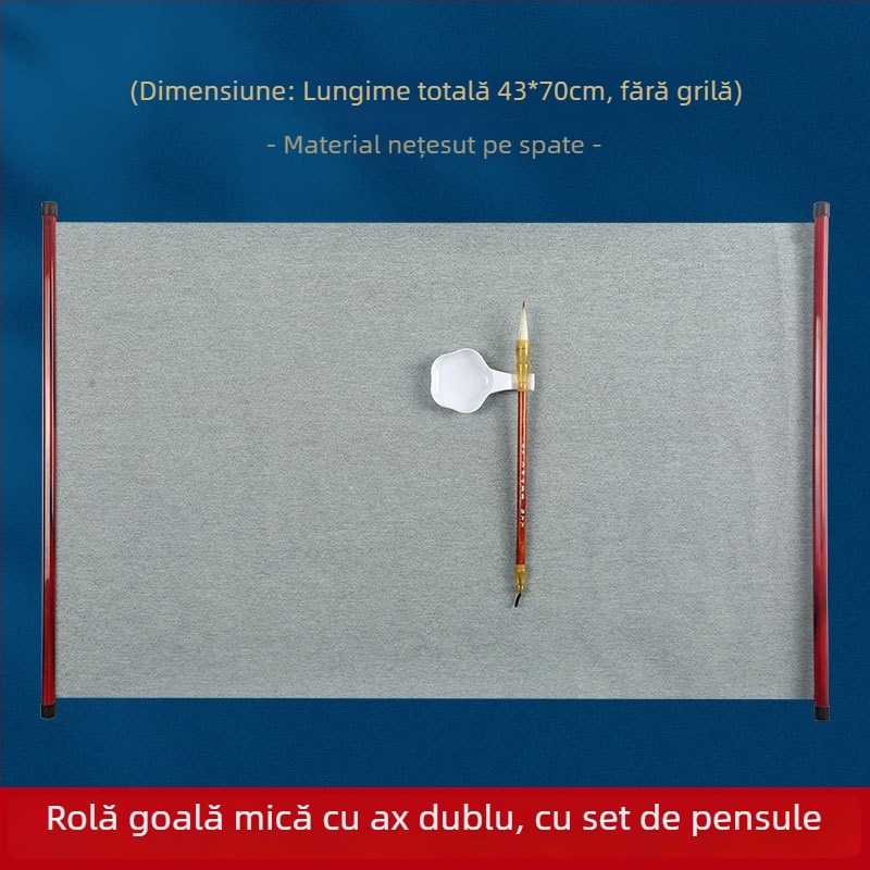 Set de practică pentru caligrafie cu pânză pentru scriere cu apă, material nețesut, rolă cu grilă de tip orez