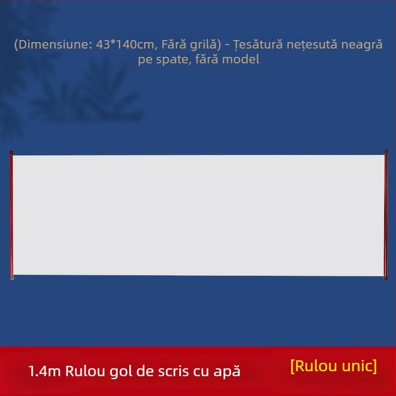 Set de practică pentru caligrafie cu pânză pentru scriere cu apă, material nețesut, rolă cu grilă de tip orez