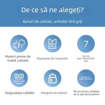 Cartuș de prefiltru pentru apă, 10/20 inch – filtrare în trei etape PP/UDF/CTO