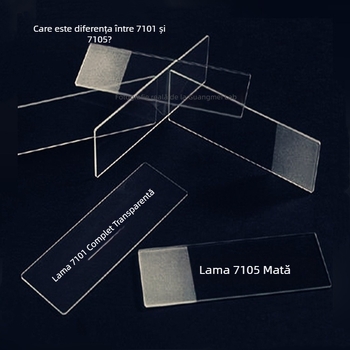 7101 Foițe de sticlă pentru microscop, transparente