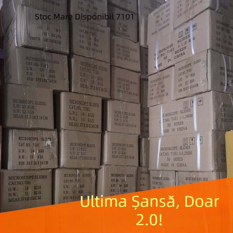 7101 Foițe de sticlă pentru microscop, transparente