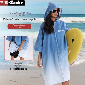 Halat de plajă cu uscare rapidă pentru surfing, scufundări și înot — unisex, adulți, prosop absorbant de călătorie, prosop moale de plajă
