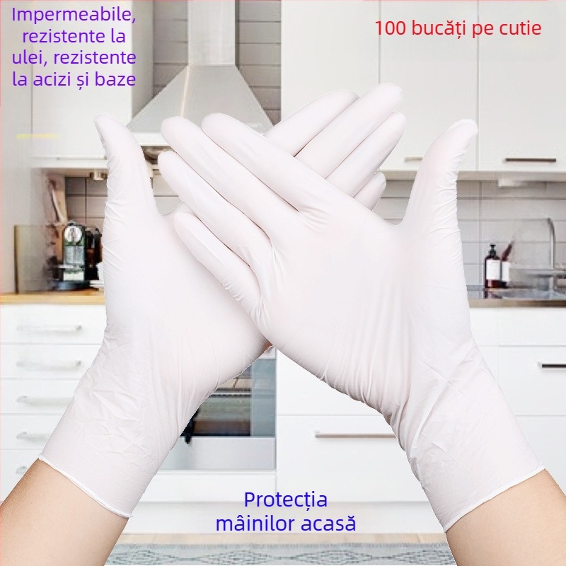 Sakura Forest mănuși de unică folosință din nitril, clasă alimentară, mărime XS, antialunecare