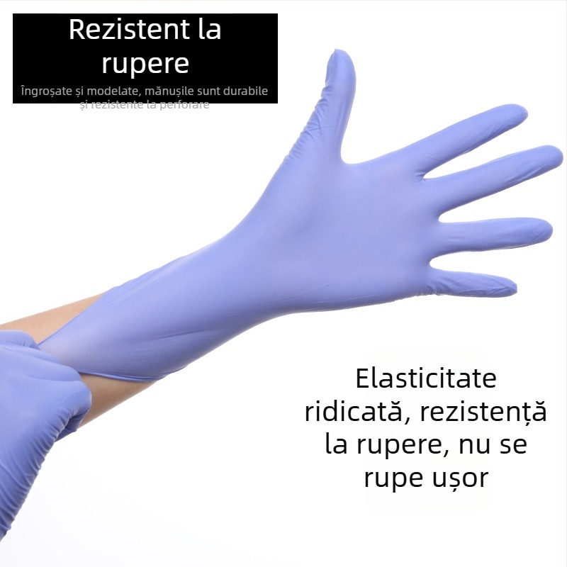 Sakura Forest mănuși de unică folosință din nitril, clasă alimentară, mărime XS, antialunecare
