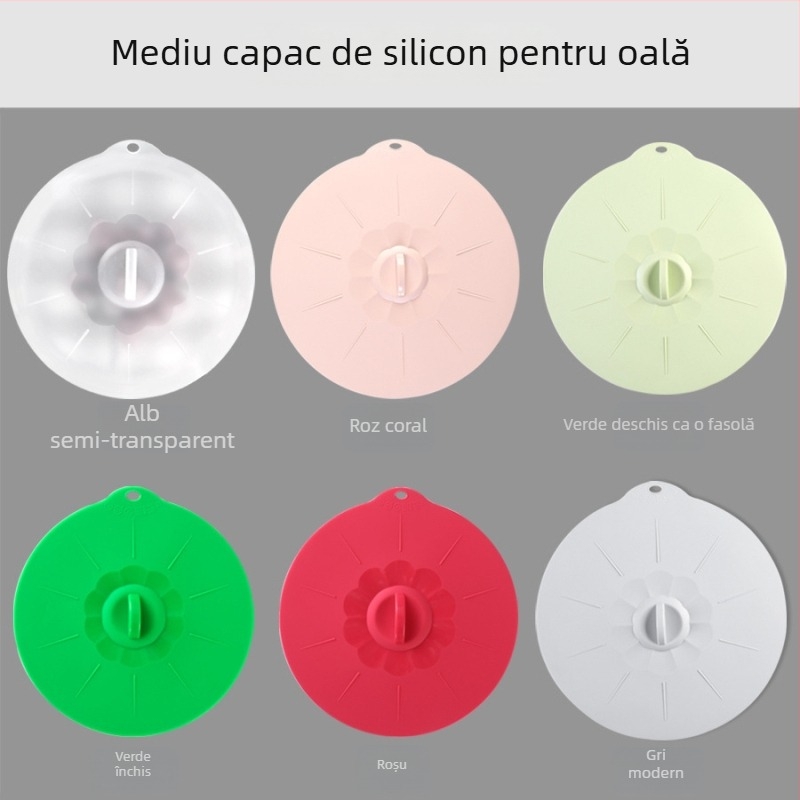 Set de capace din silicon pentru prospețime – capace etanșe pentru boluri, compatibile cu cuptorul cu microunde, lavabile și reutilizabile