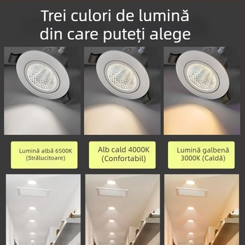 Foshan Lighting LED anti-reflecție COB spot încastrat pentru sufragerie