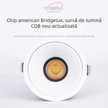 Tang River Spot LED CRI 98, încastrat în tavan pentru living, anti-orbire, iluminare COB pentru perete, reglabilă
