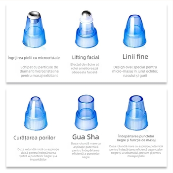Dispozitiv pentru eliminarea punctelor negre și curățarea porilor - aparat facial pentru utilizare acasă