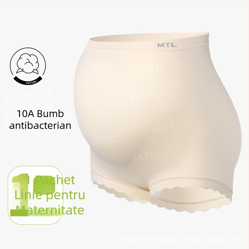 Lenjerie de maternitate, talie înaltă, elastică, antibacteriană, croială lejeră, mărime mare, respirabilă, pentru toate anotimpurile