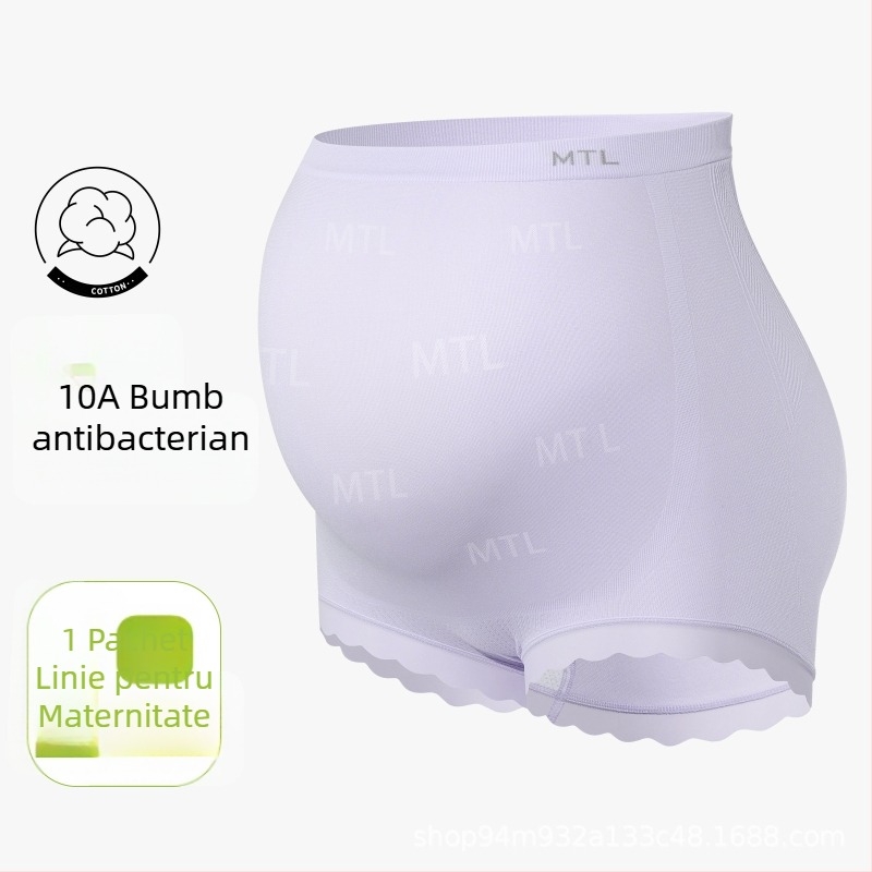 Lenjerie de maternitate, talie înaltă, elastică, antibacteriană, croială lejeră, mărime mare, respirabilă, pentru toate anotimpurile