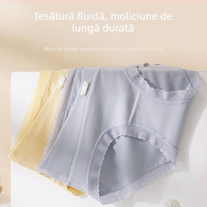 Chiloți de maternitate respirabili, antibacteriali, cu croială triunghiulară, elasticitate înaltă, moi la atingere, confort în timpul sarcinii