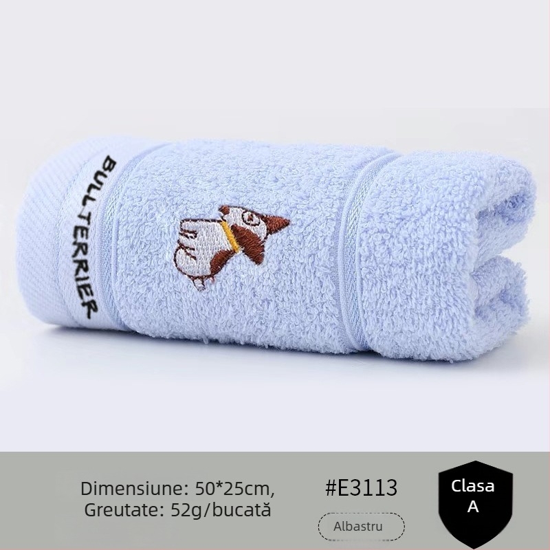 Prosop pentru copii din bumbac 100% - moale, delicat cu pielea, cu broderie