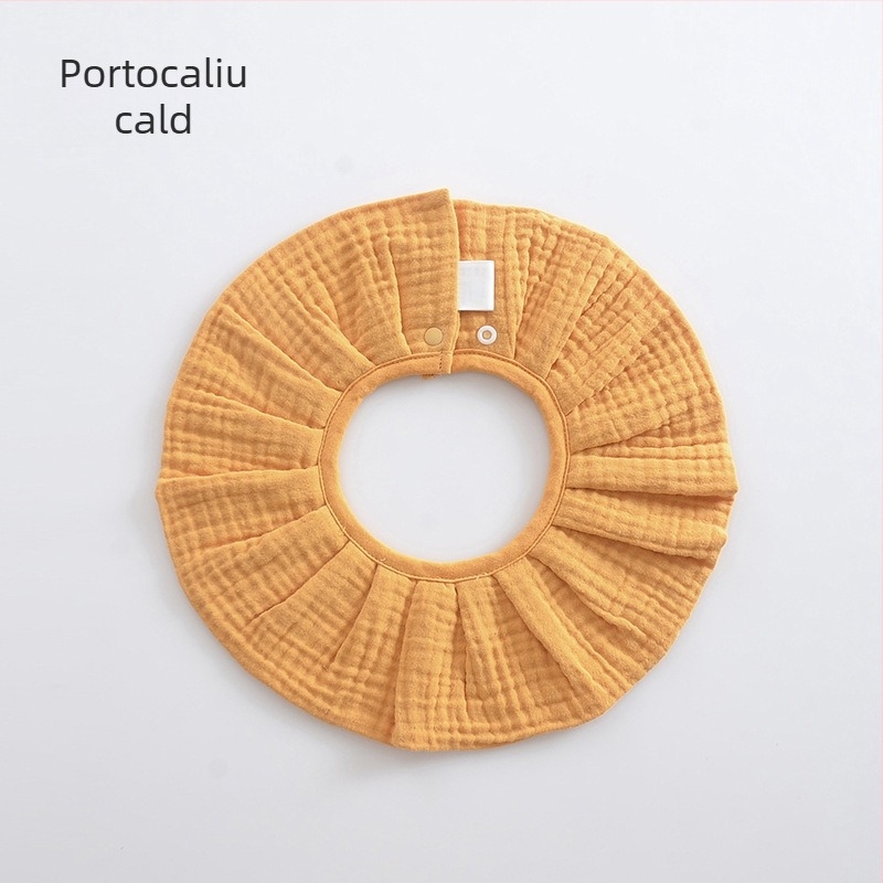 Bandă de salivare pentru bebeluși din bumbac 100%, țesătură din tifon, stil coreean, 0–2 ani