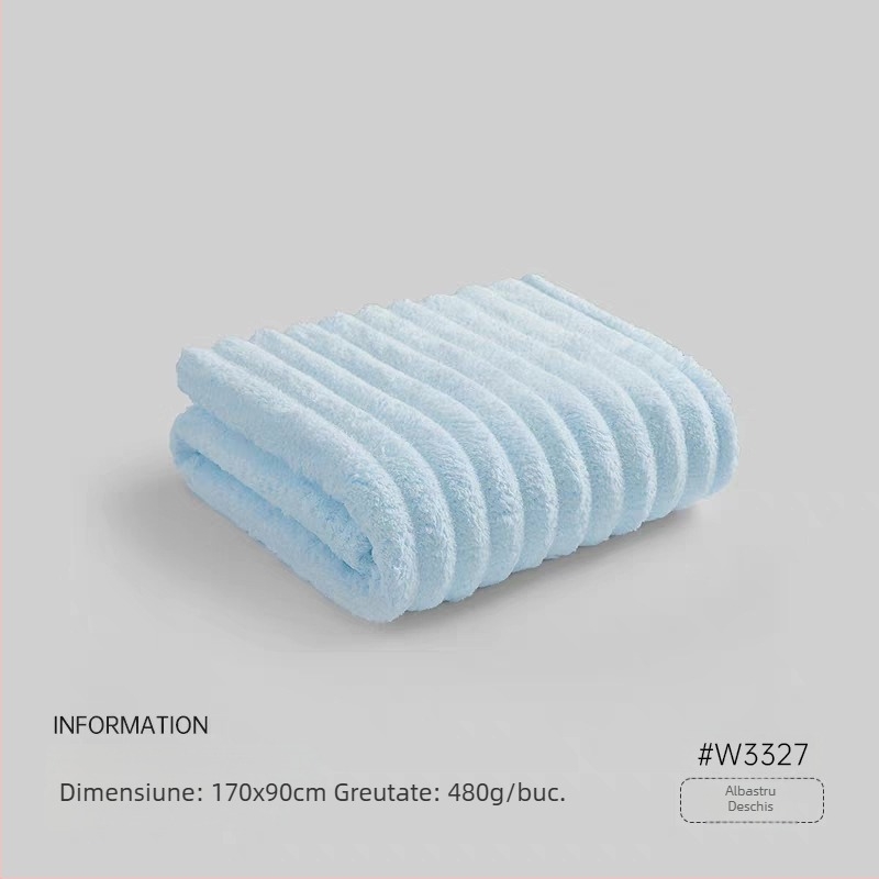 Prosop de baie Jialiya Banana Velvet, Clasa A, Extra Large, Gros, pentru uz casnic, Unisex, absorbant, fără scame, moale