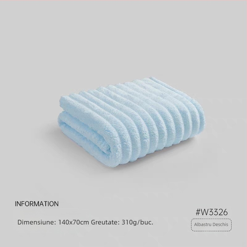 Prosop de baie Jialiya Banana Velvet, Clasa A, Extra Large, Gros, pentru uz casnic, Unisex, absorbant, fără scame, moale