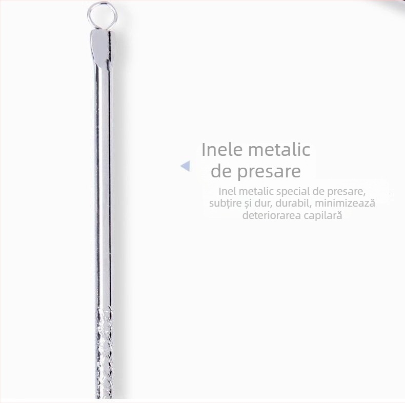 Instrument de extragere a acneei și punctelor negre din oțel inoxidabil