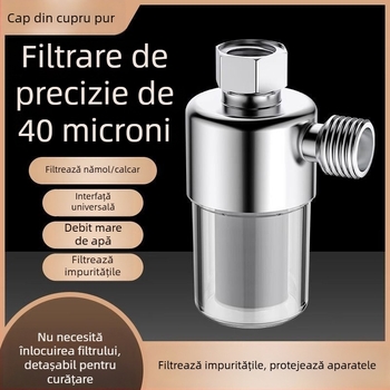 Prefiltru electric pentru boiler de uz casnic, montaj pe perete, purificator de apă cu element de filtrare anti-depuneri de calciu