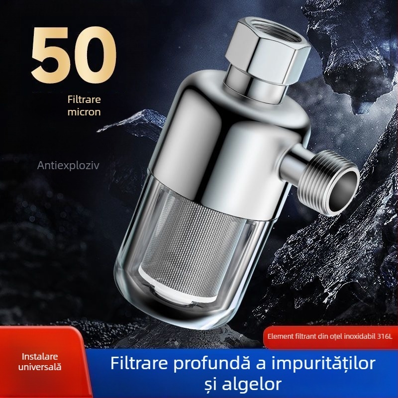 Prefiltru electric pentru boiler de uz casnic, montaj pe perete, purificator de apă cu element de filtrare anti-depuneri de calciu