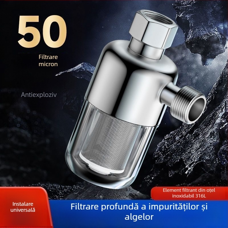 Prefiltru electric pentru boiler de uz casnic, montaj pe perete, purificator de apă cu element de filtrare anti-depuneri de calciu