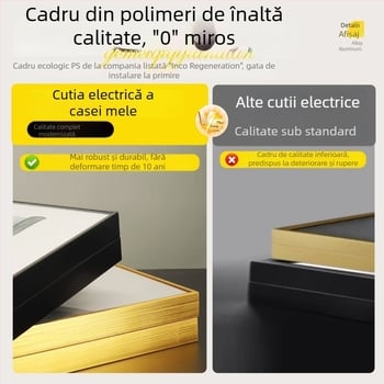 Tablou decorativ înrămat pentru cutia de contor electric, cu elefant retro