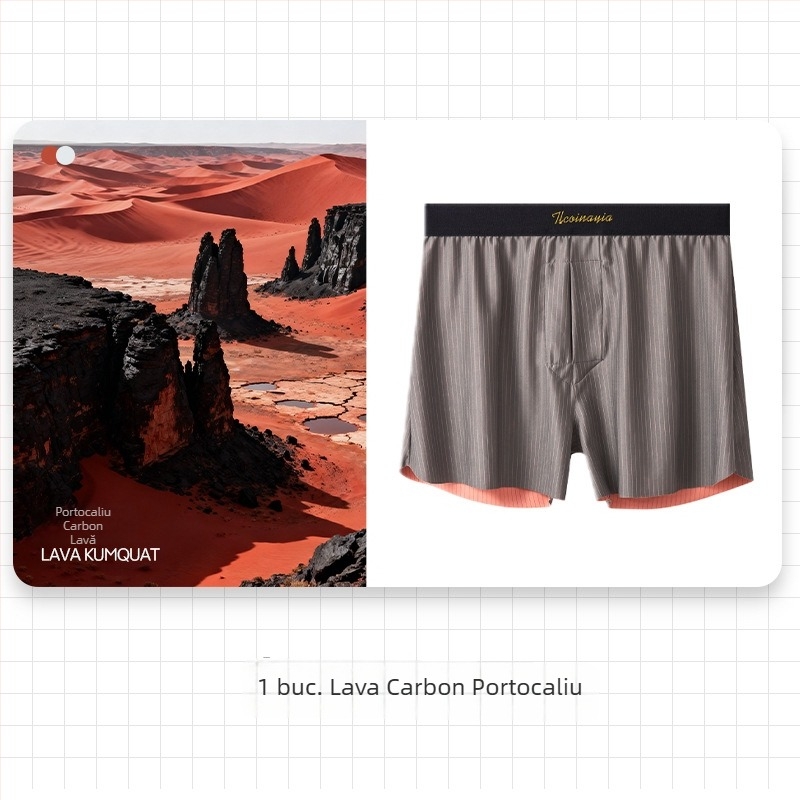 Boxeri pentru bărbați cu talie medie, panouri dual-color, lenjerie sport respirabilă pentru adulți