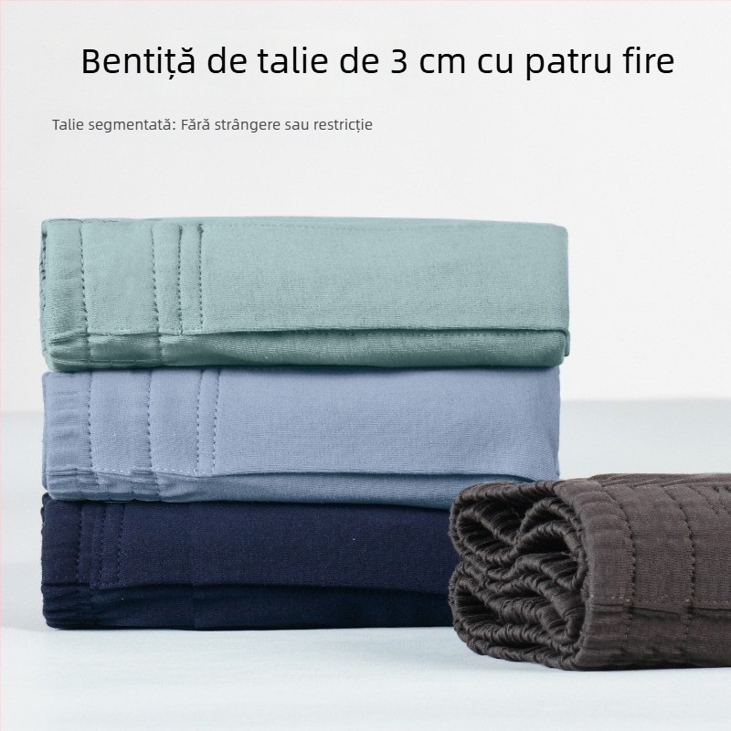 Boxeri bărbați din bumbac și șorturi lejere de casă, pentru vară