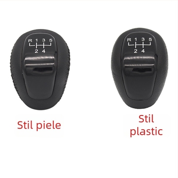 Buton schimbător de viteze din piele, 5 trepte, pentru Opel Buick Excelle