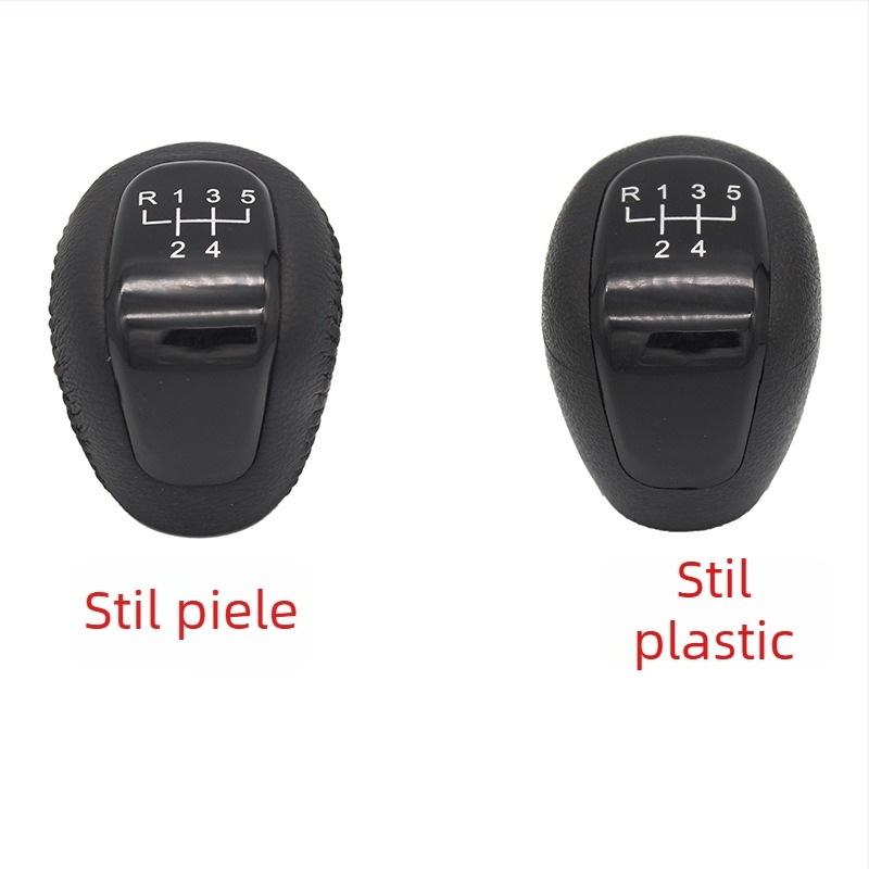 Buton schimbător de viteze din piele, 5 trepte, pentru Opel Buick Excelle