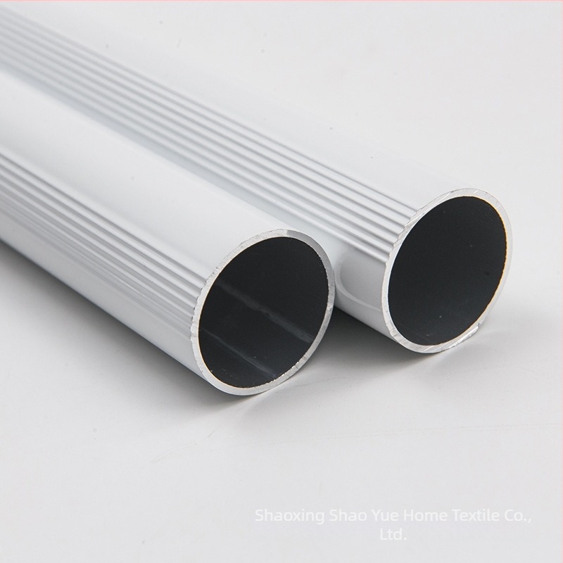 Set complet de bare pentru perdele – stil roman, bare simple și duble, suporturi din aluminiu pentru dormitor