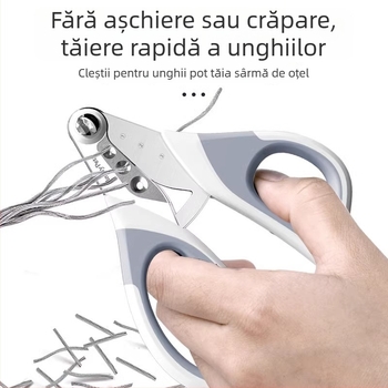 Tăietor de unghii pentru pisici și câini – un instrument cu protecție împotriva zgârieturilor, pentru începători