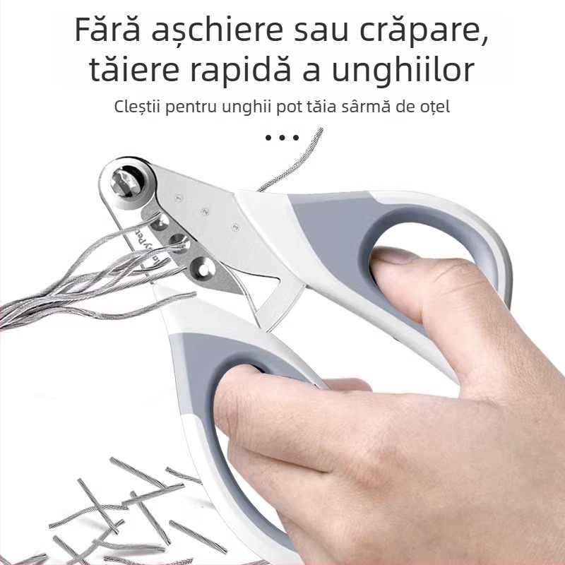Tăietor de unghii pentru pisici și câini – un instrument cu protecție împotriva zgârieturilor, pentru începători