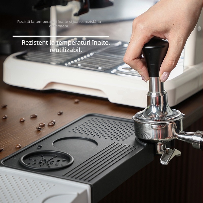Pad de presare cafea din silicon, mic, antiderapant, rezistent la uzură