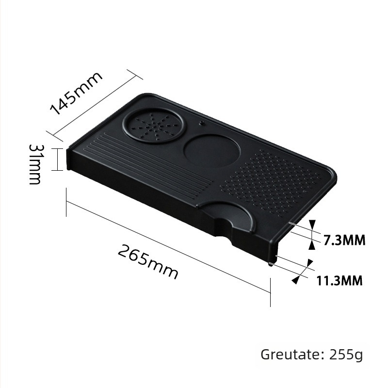 Pad de presare cafea din silicon, mic, antiderapant, rezistent la uzură