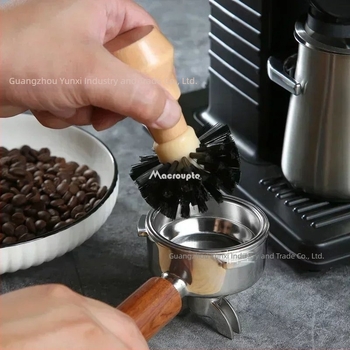 Perie de curățare a cafelei măcinate, pentru bar și cești, pentru capul de preparare espresso