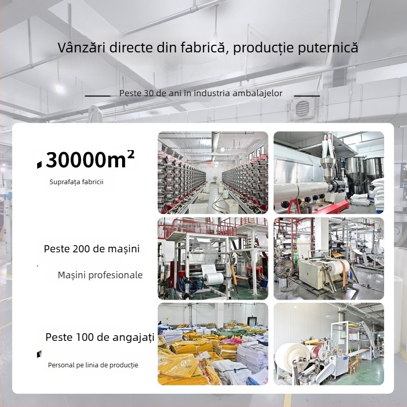 Saci textile imprimate color, laminate, cu dublu strat și ventil; saci personalizați pentru îngrășăminte chimice și furaje pentru animale