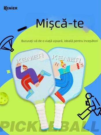 Paletă pickleball pentru adulți, din fibră de sticlă, pentru interior și exterior, personalizabilă