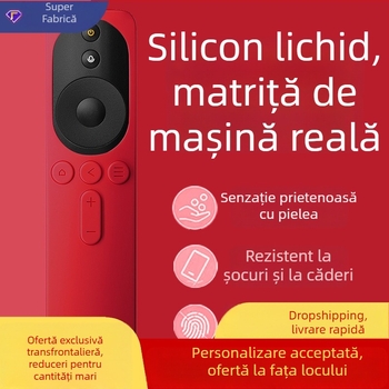 Husa din silicon pentru telecomanda Xiaomi TV, pentru 4A/4C, rezistentă la praf și la căderi