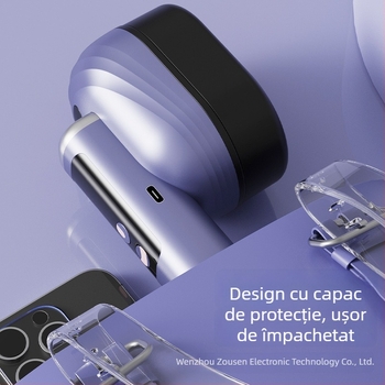 Masaj electric pentru cap cu masaj al scalpului pe meridiane, spray pentru creșterea părului și aplicator de lichide pe scalp
