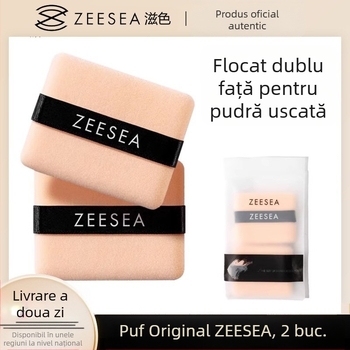 Zeesea Nourishing Color 2-Pack Burete Dublu-Față pentru Pudră și Conturare