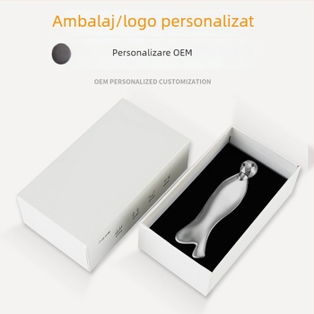Placuta metalică pentru exfolierea feței cu role 3D, design sirenă