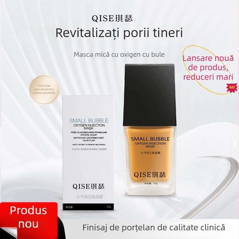 Chise Mască cu bule de oxigen mici – mască gel-cremă pentru față, curățare, hidratare, control al sebumului