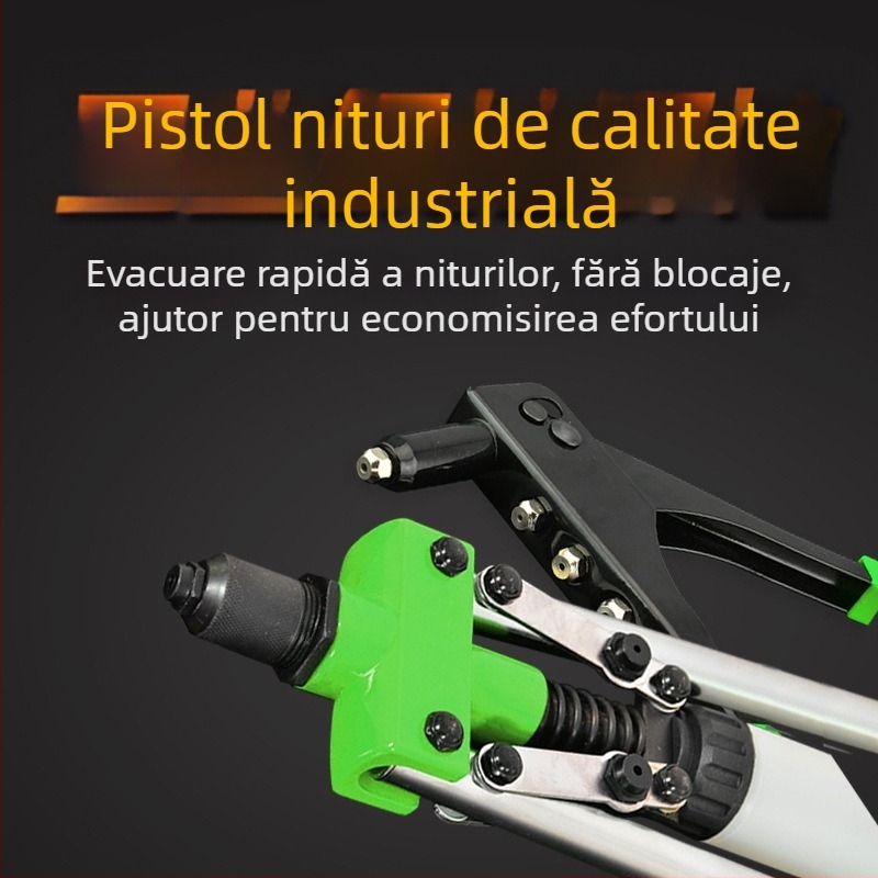 Pistol nituitor manual, economisește efortul, clasă industrială, mic instrument pentru uz casnic