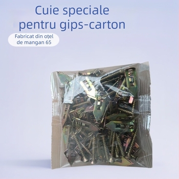 Șurub de expansiune pentru gips-carton, tip unic, montaj prin lovire pentru pereți goi