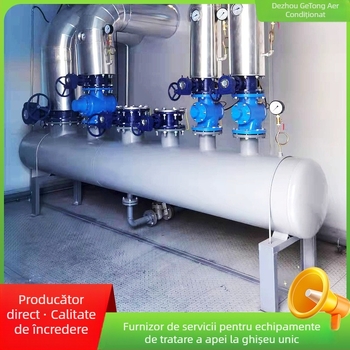Distribuitor din oțel inoxidabil pentru circuite hidraulice, cu diverter, pentru încălzire prin pardoseală și aer condiționat central