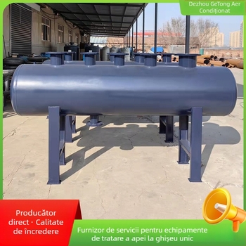 Distribuitor din oțel inoxidabil pentru circuite hidraulice, cu diverter, pentru încălzire prin pardoseală și aer condiționat central