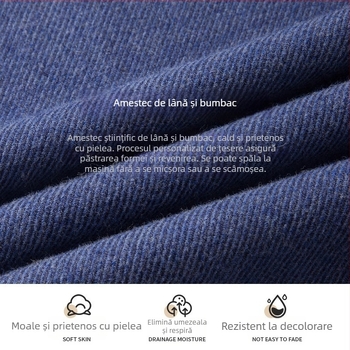Cămașă pentru bărbați din amestec de lână, cu mânecă lungă, primăvară-toamnă, stil business casual