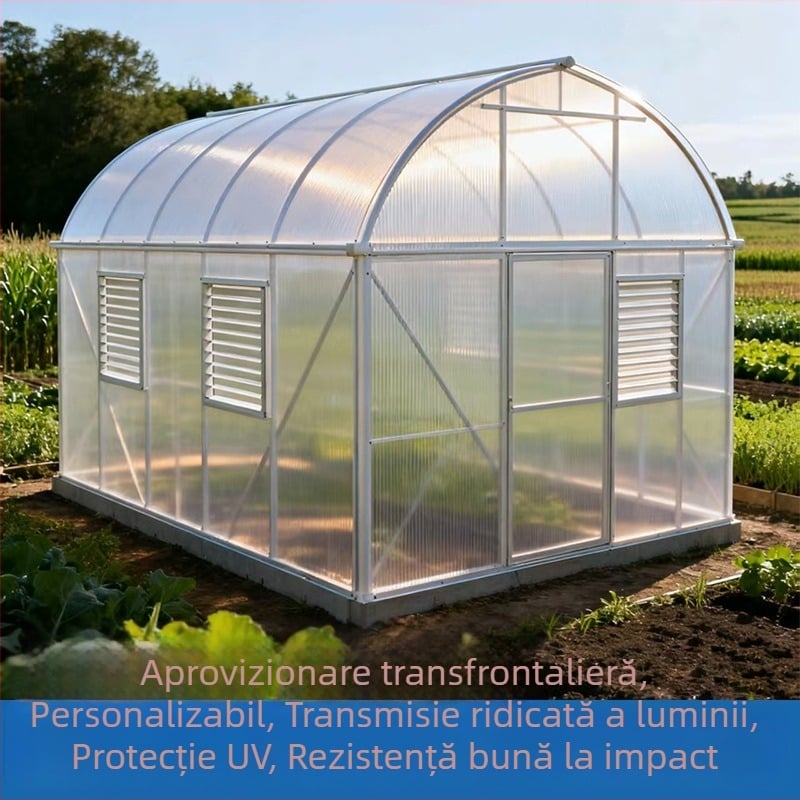 Panou FRP translucid plat pentru salon de zi și balcon