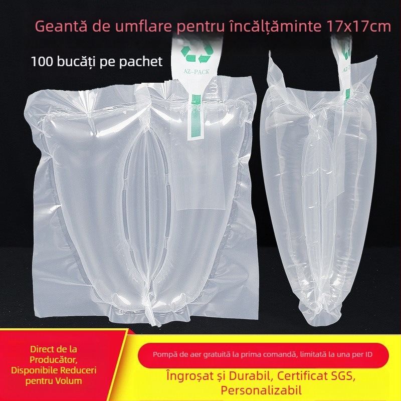 Sac de aer pentru pantofi și cizme – suport anti-deformare pentru ambalare