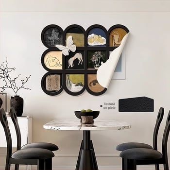 Tablou decorativ pentru cutia magnetică a contoarelor în stil vintage, acoperire fără găuri pentru cutia de întrerupere, pentru a ascunde întrerupătorul principal