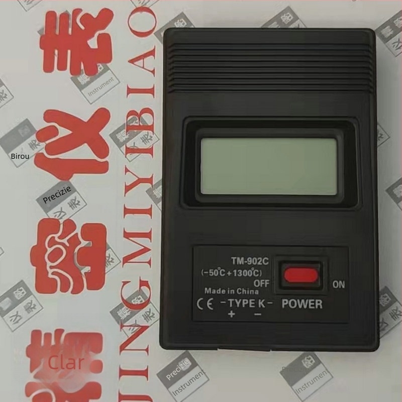 TM-902C Termometru rapid cu termocuplă, portabil, cu cablu încorporat, -50 la 1300 °C